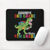 Vaarwel 3e klas Hallo 4e klas T-Rex Dinosaur Muismat (Met muis)