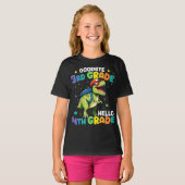 Vaarwel 3e klas T Rex Monster Truck Dinosaurus T-shirt (Voorkant volledig)