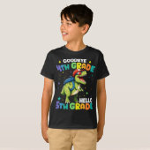 Vaarwel 4e Grade T Rex Monster Truck Dinosaurus T-shirt (Voorkant volledig)