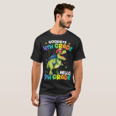 Vaarwel 4e Grade T Rex Monster Truck Dinosaurus T-shirt (Voorkant volledig)