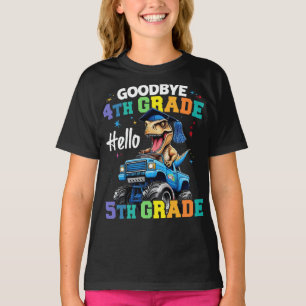 Vaarwel 4e klas T Rex Monster Truck Afstuderen T-shirt