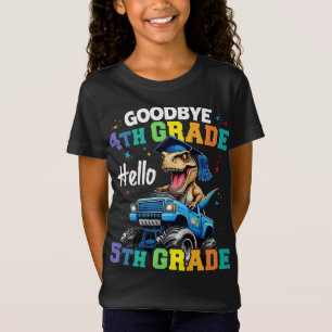 Vaarwel 4e klas T Rex Monster Truck Afstuderen T-shirt