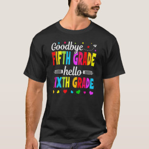 Vaarwel 5e graad Hallo Zesde graad Leerleraar Kind T-shirt