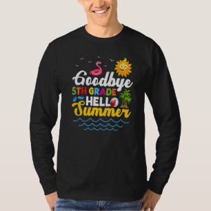 Vaarwel 5e graad leraar student Kinder Hallo Summe T-shirt
