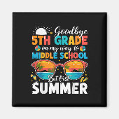 Vaarwel 5e klas Afstuderen naar middelbare school  Magneet (Voorkant)