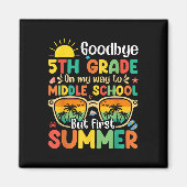 Vaarwel 5e klas Afstuderen naar middelbare school  Magneet (Voorkant)