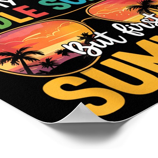 Vaarwel 5e klas Afstuderen naar middelbare school  Poster (Hoek)