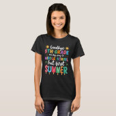 Vaarwel 5e klas Afstuderen naar middelbare school T-shirt (Voorkant volledig)