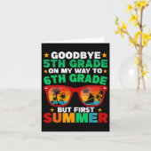 Vaarwel 5e klas eerste zomer Afstuderen laatste da Kaart (Gele Bloem)