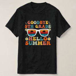Vaarwel 5e klas Hallo Zomer Grappige Vijfde Klas T-shirt