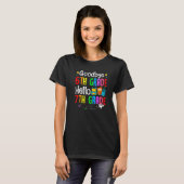 Vaarwel 6e graad Hallo 7e graad terug naar school T-shirt (Voorkant volledig)