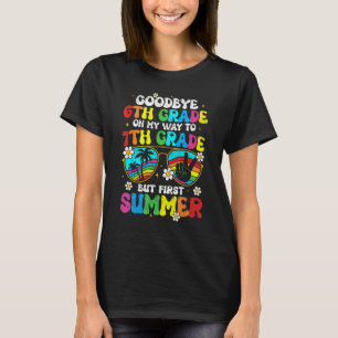 Vaarwel 6e klas Afstuderen Hallo naar 7e klas T-shirt