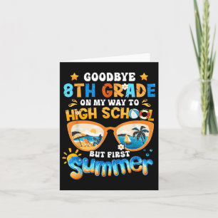 Vaarwel 8e klas op weg naar de middelbare school m kaart