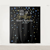 vaarwel aan je 40-er jaren 50e verjaardagsfeest fo wandkleed (Voorkant)