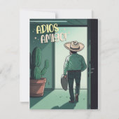 Vaarwel Adios Amigo Kaart (Voorkant)