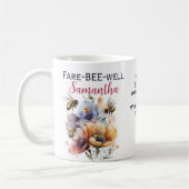 Vaarwel afscheid van Floral Bee Koffiemok (Links)