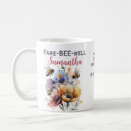 Vaarwel afscheid van Floral Bee Koffiemok