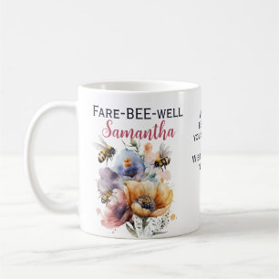 Vaarwel afscheid van Floral Bee Koffiemok