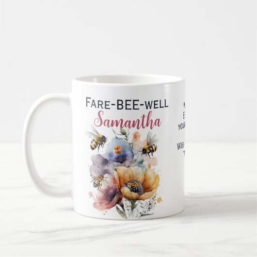 Vaarwel afscheid van Floral Bee Koffiemok (Links)