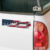 Vaarwel Amerika - Het was leuk toen het duurde Bumpersticker (Op Truck)