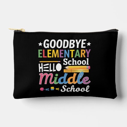 Vaarwel basisschool hallo middelbare school etui (Voorkant)