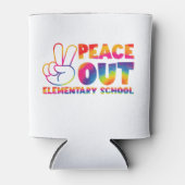 Vaarwel Basisschool Tie Dye Laatste Dag Blikjeskoeler (Voorkant)