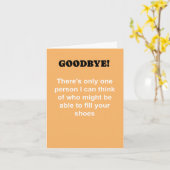 Vaarwel collega kaart (Gele Bloem)