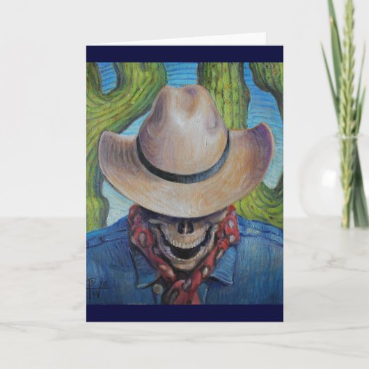 Vaarwel Cowboy Card Kaart (Voorkant)