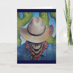Vaarwel Cowboy Card Kaart