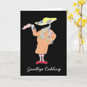 Vaarwel Dahling, een veilige reis Kaart (Gele Bloem)