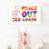 Vaarwel Derde Klas Tie-Dye Laatste Dag 3e Klas Spandoek (Insitu)
