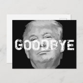 Vaarwel Donald Trump Impeach Keepomwille Briefkaart (Voorkant / Achterkant)