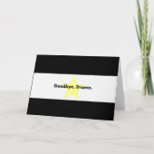 Vaarwel, drama Kaart (Voorkant)