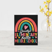 Vaarwel elementair Hallo Afstuderen middelbare sch Kaart (Gele Bloem)