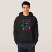 Vaarwel elementaire school Hallo middelbare school Hoodie (Voorkant volledig)