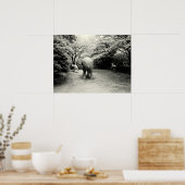 Vaarwel Elephant, tijger en Zebra Poster (Keuken)