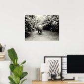 Vaarwel Elephant, tijger en Zebra Poster (Thuiskantoor)