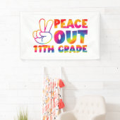 Vaarwel Elfde Klas Tie Dye 11e Klas Spandoek (Insitu)
