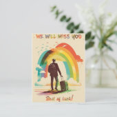 Vaarwel en beste Kaart voor probleemavontuur (Staand voorkant)