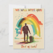 Vaarwel en beste Kaart voor probleemavontuur (Voorkant)