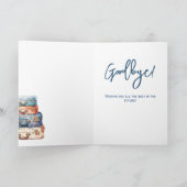 Vaarwel en veel geluk Afscheid Kaart (Binnen)