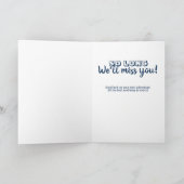 Vaarwel en veel succes met vertrekken kaart (Binnen)