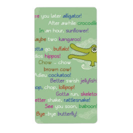 Vaarwel en veel succes van de groep, Alligator Etiket