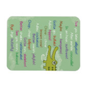 Vaarwel en veel succes van de groep, Alligator Magneet (Horizontaal)