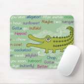 Vaarwel en veel succes van de groep, Alligator Muismat (Met muis)