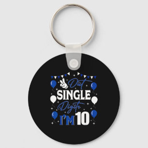 Vaarwel enkele cijfers Ik ben 10 jaar oud 10e verj Sleutelhanger