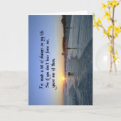 Vaarwel Farewell Kaart (Gele Bloem)