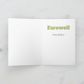 Vaarwel Farewell Kaart (Binnen)