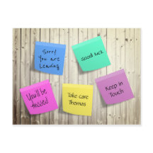 Vaarwel Farewell Post-its