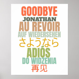 Vaarwel Farewell Poster